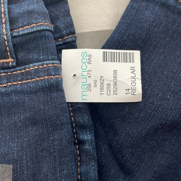 Womens Maurice’s slim boot fit jeans 14 reg - Picture 3 of 5